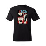 Osiris t-särk must unisex šokeeriv tee Z26R29