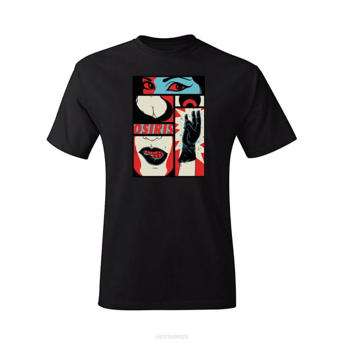 Osiris t-särk must unisex šokeeriv tee Z26R29