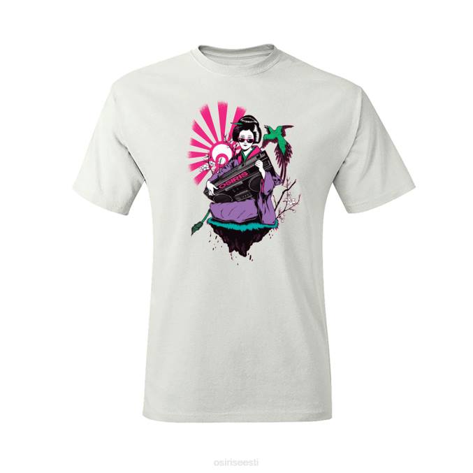 Osiris t-särk valge unisex geiša tee Z26R28